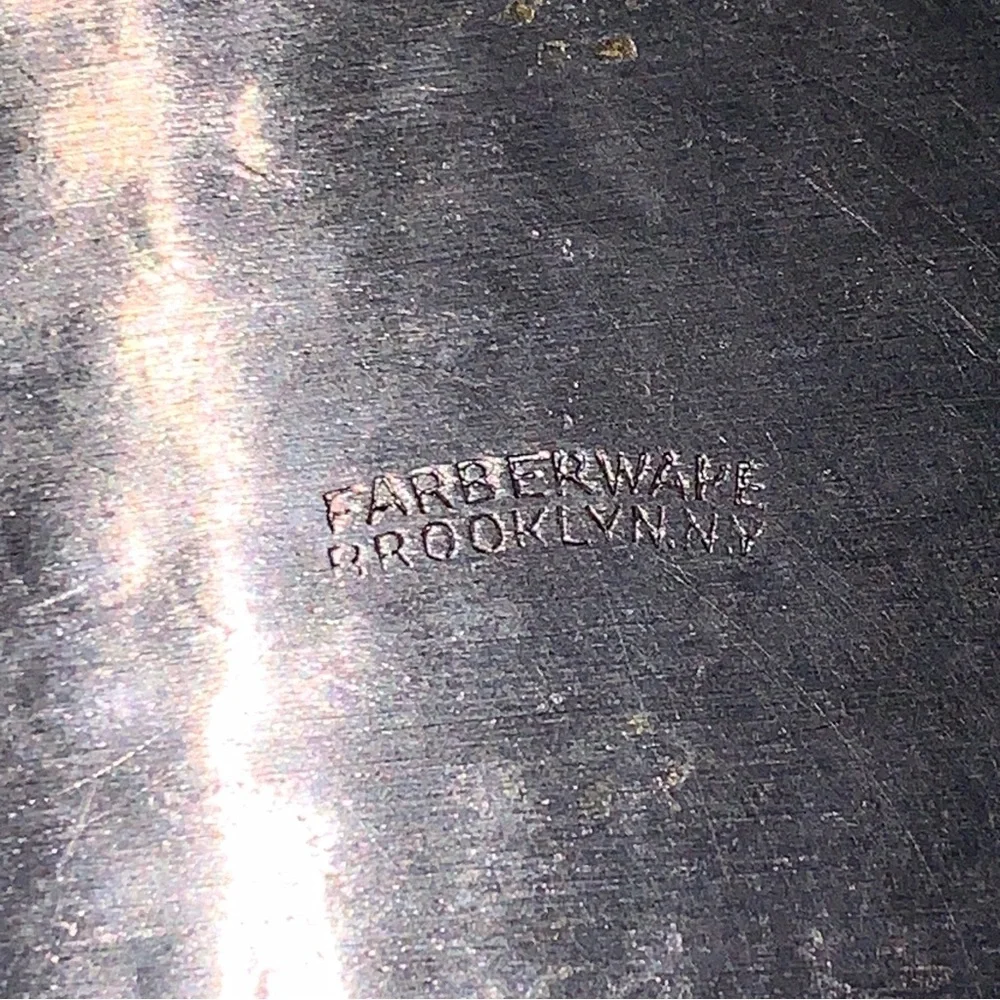 Vtg. Farberware Silver Tone Table Crumb Catcher Tray Silent Butler Brooklyn, Ny